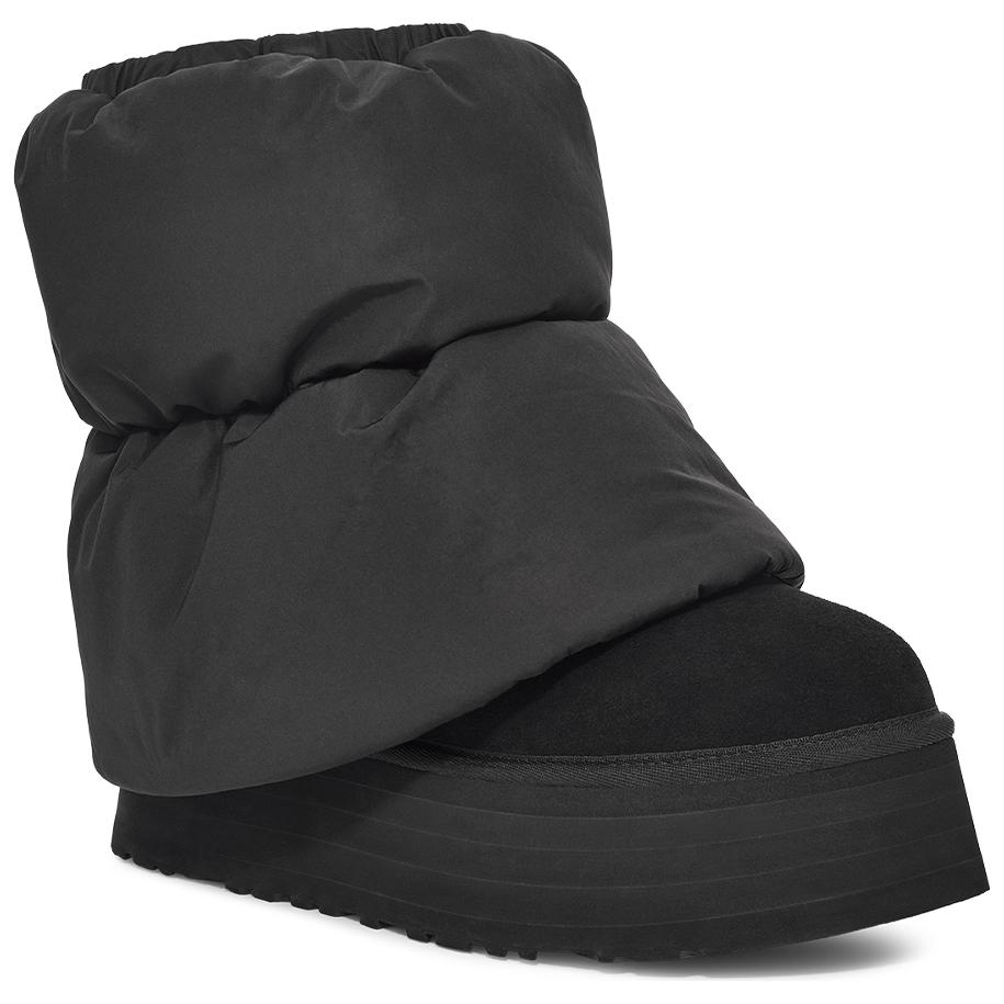 UGG Classic Mini Dipper Puffer Boot Black Women's