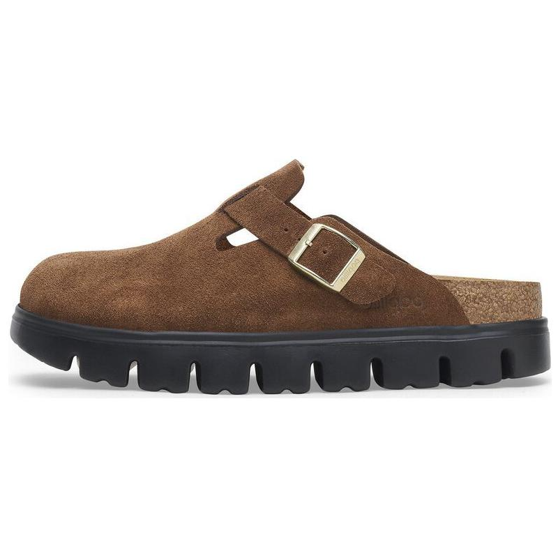 Женские сабо Birkenstock (коричневые)