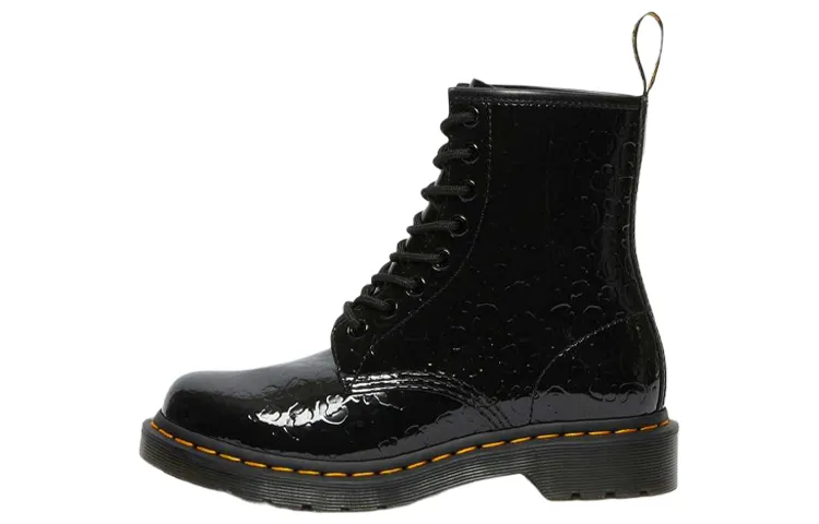 Dr.Martens 1460 Leather Short Combat Boots Men's Black
