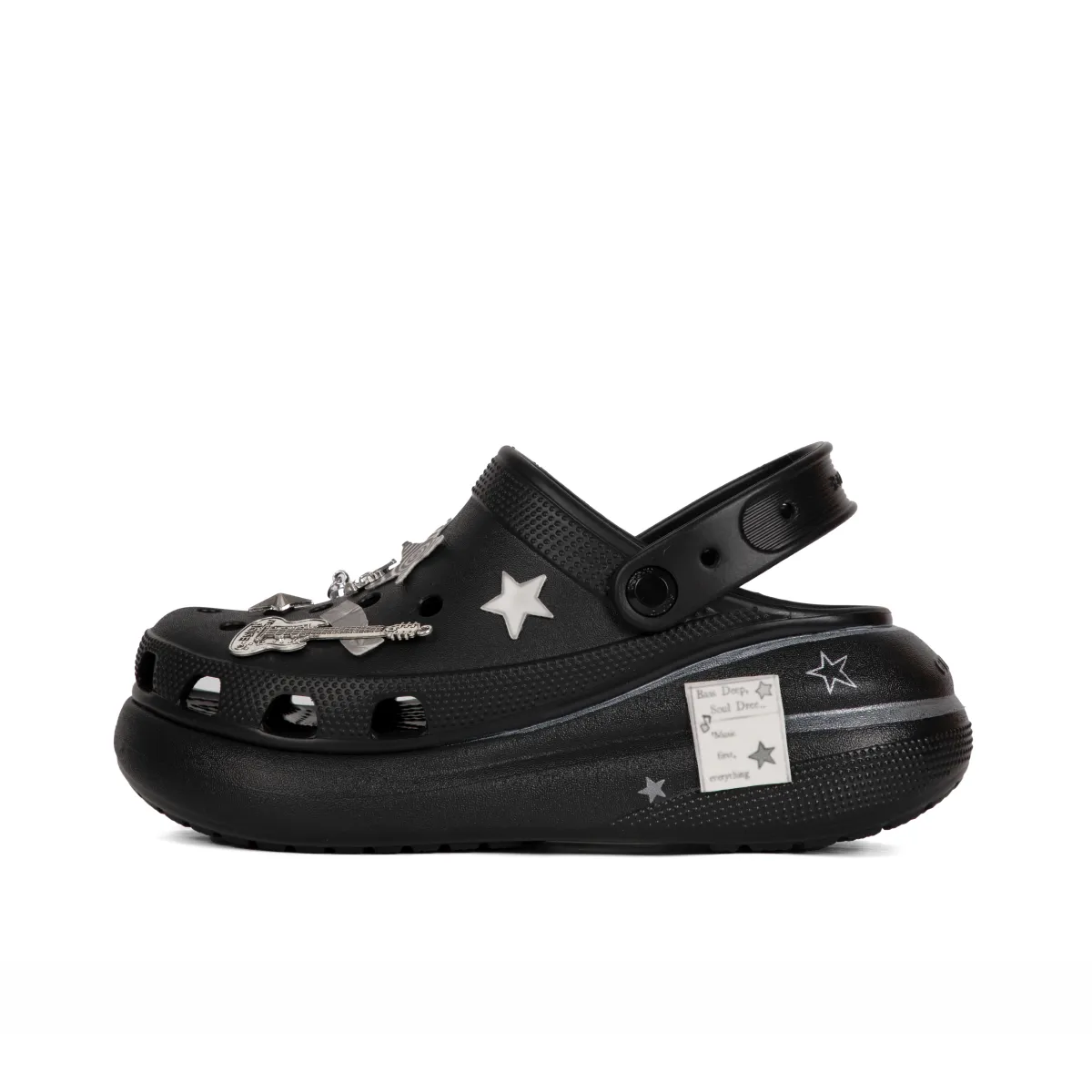 Crocs Classic Crush EVA Clogs Unisex Black