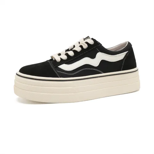 D FUSE SCANDINAVIA Low top Skateboard Shoes 5cm Women's Black