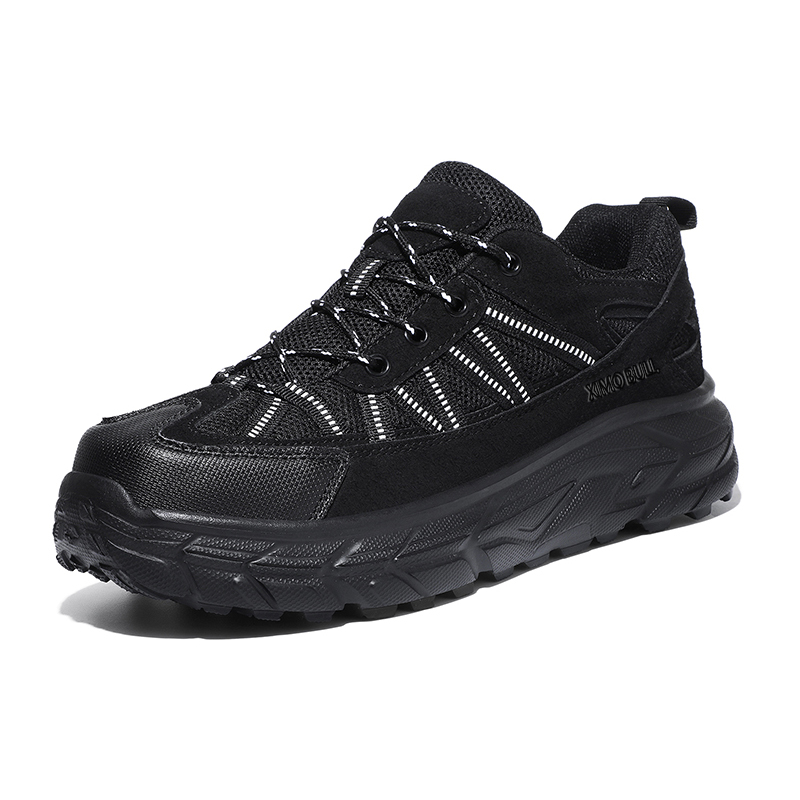 XIMO BULL Top Grain Cow Leather Cushioning Coverage Support Cushioning Coverage Support Low top Outdoor Shoes Men’s