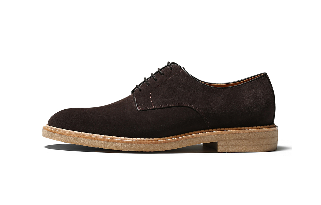 TRUFFAUT handmade suede leather shoes, cow suede, business British, classic retro breathable casual shoes, men's style