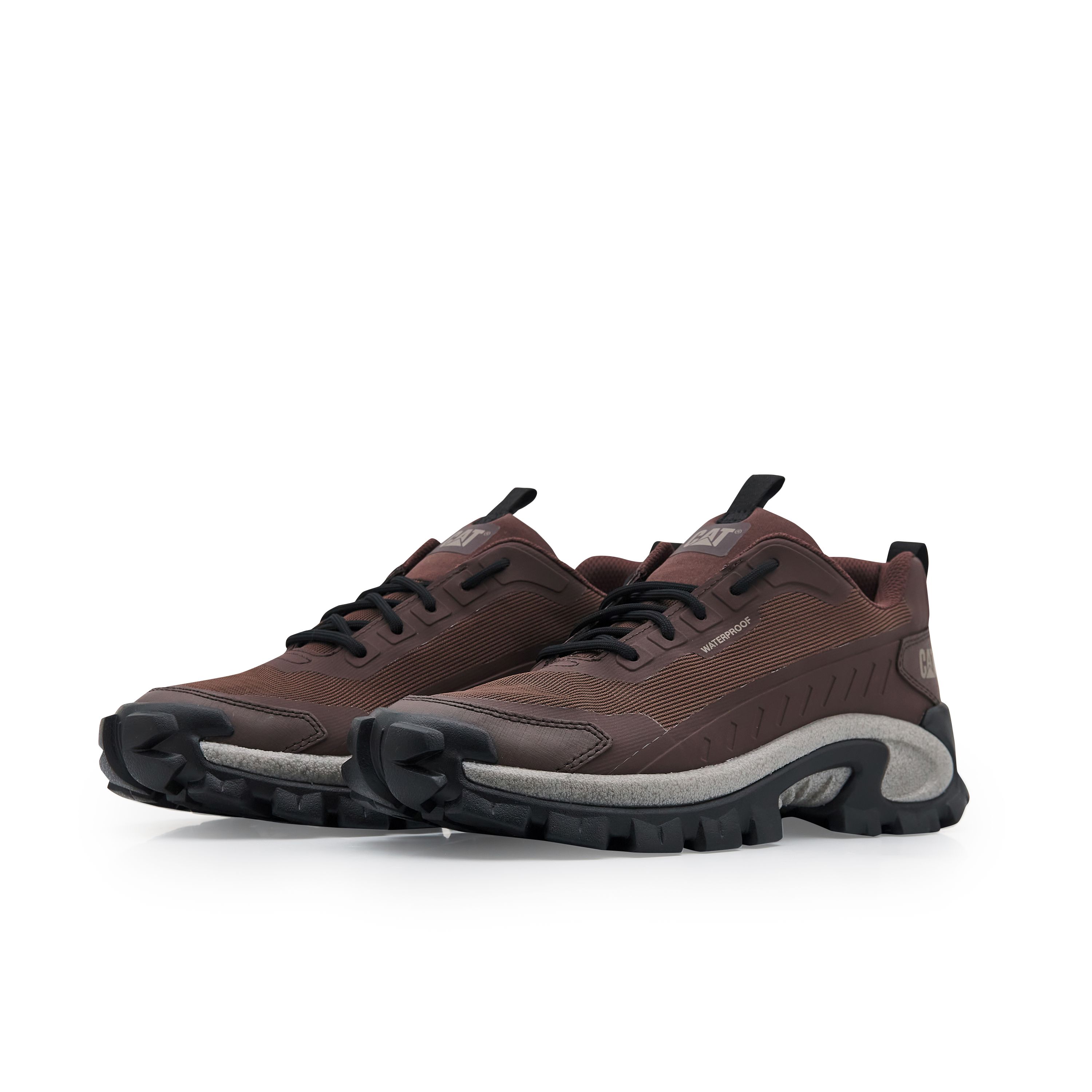 CAT Slip Resistant Abrasion Resistant Low top Outdoor Shoes Unisex Dark Umber
