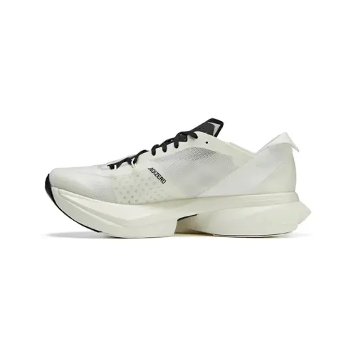 Y 3 ADIOS PRO 3.0 Fabric Cushioning Breathable Low top Running Shoes Unisex White