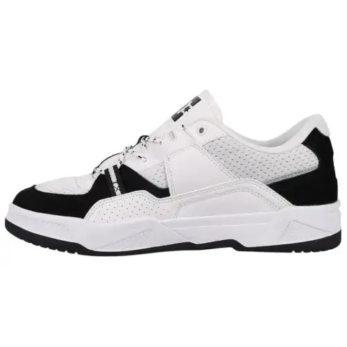 DC Shoes Leather Slip Resistant Cushioning Low top Skateboard Shoes Men's