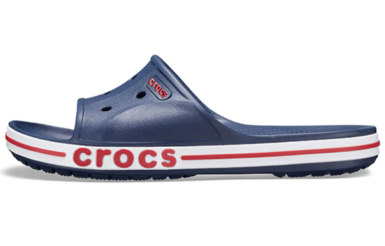 Шлепанцы Crocs Bayaband (сине-бело-красные)
