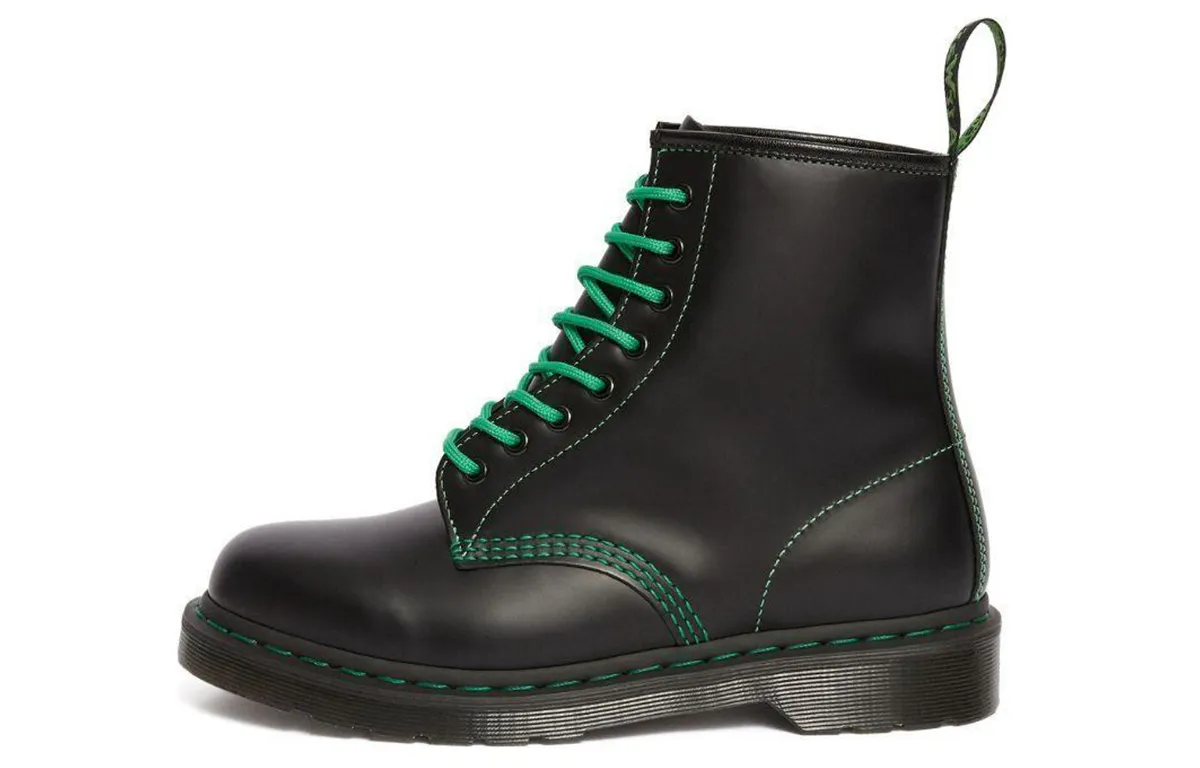 Dr.Martens 1460 Combat Boots Unisex Black/Green