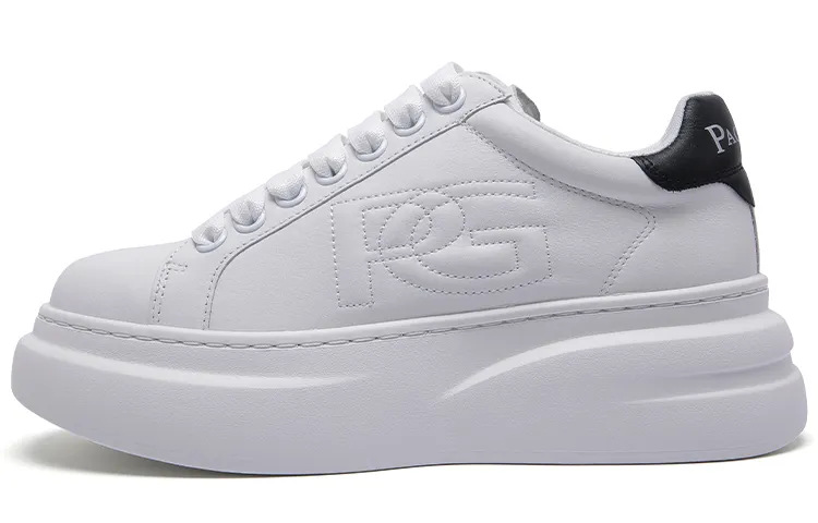 PACO GIL Skateboard Shoes Women's Low Top White