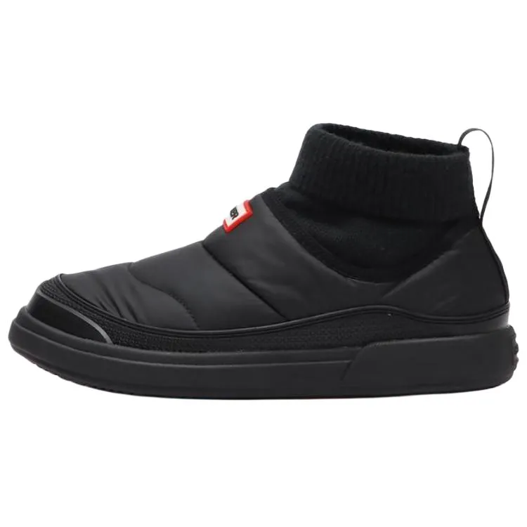 HUNTER In OUT Polyester Ankle Boots 2.5cm Women's Black