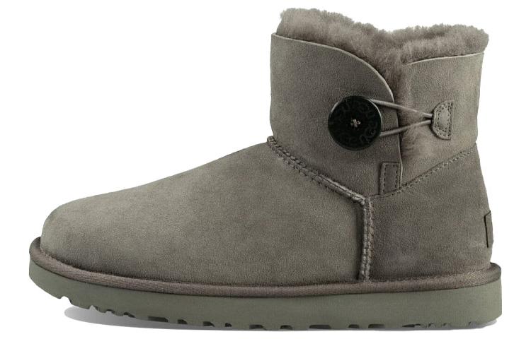 Женские ботинки UGG Bailey Button II Boot (серые)