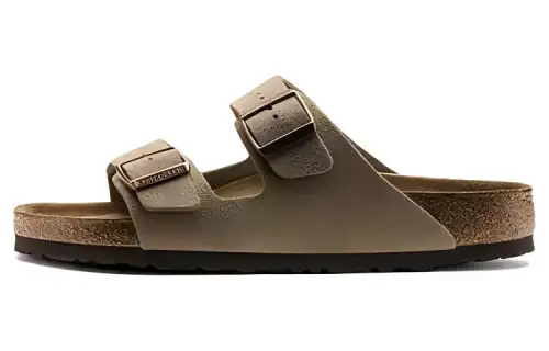 Birkenstock Slip Resistant Slide Slippers Men's Taupe