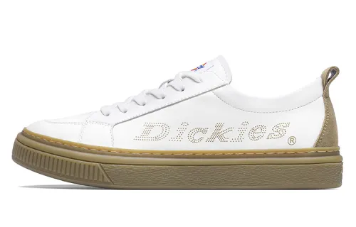 Dickies Color Block Collection Low top Skateboard Shoes Men's White