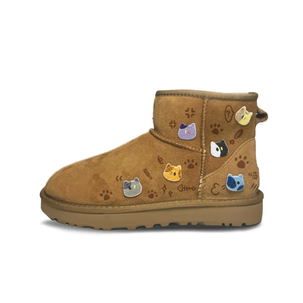 UGG CLASSIC MINI Short Snow Boots Women's Chestnut