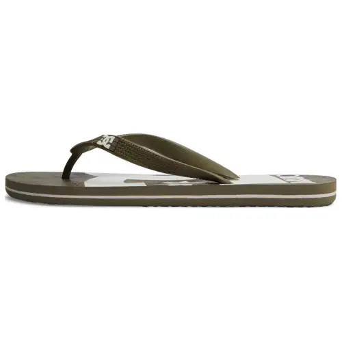 DC Shoes EVA Odor Resistant Slip Resistant Flip Flops Men's Green
