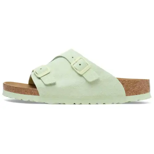 Birkenstock Zurich Slide Slippers Unisex Green Narrow