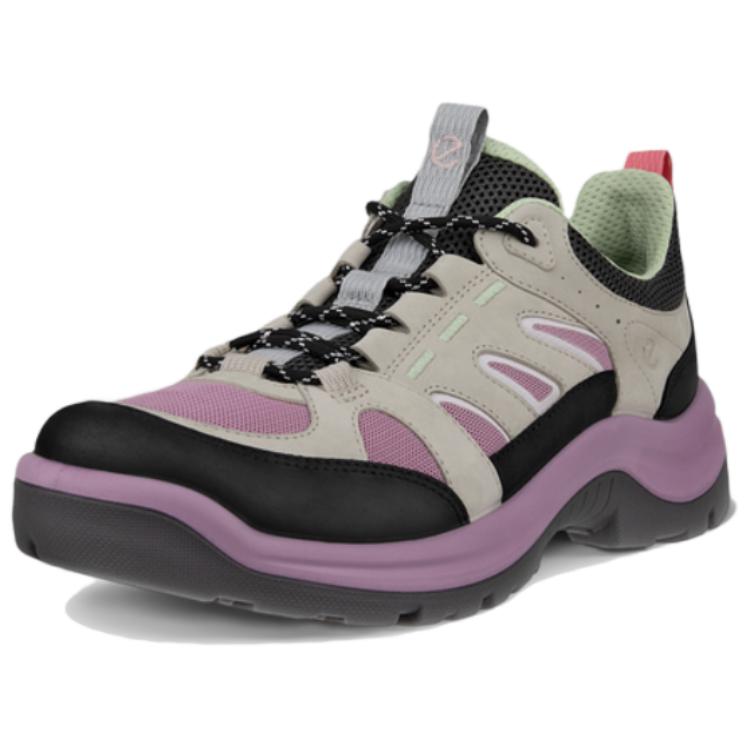 Ecco OFFROAD Leather Low top Outdoor Shoes Women’s Gray Purple