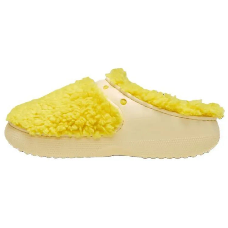 Crocs Abrasion Resistant Closed Toe Slippers Unisex Yellow
