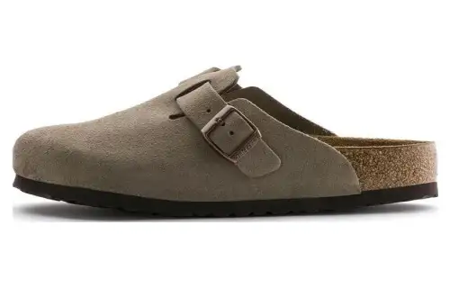 Boston Wmns Birkenstock Soft Footbed 'Taupe'