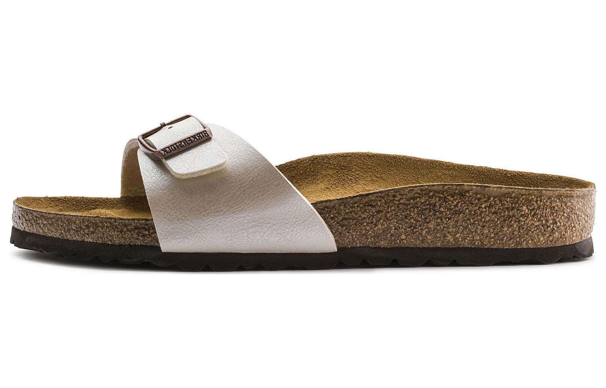 Женские шлепанцы Birkenstock (белые)