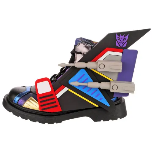 IRREGULAR CHOICE Pu Ankle Boots Women's Black Blue Red