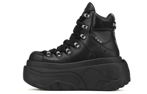 Naked Wolfe Radiant Leather Ankle Boots 10cm Women's Black