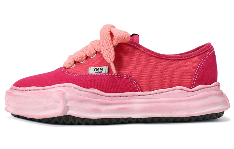 MIHARA YASUHIRO Maison MIHARA YASUHIRO Baker OG Sole Over Dyed Canvas Low Pink