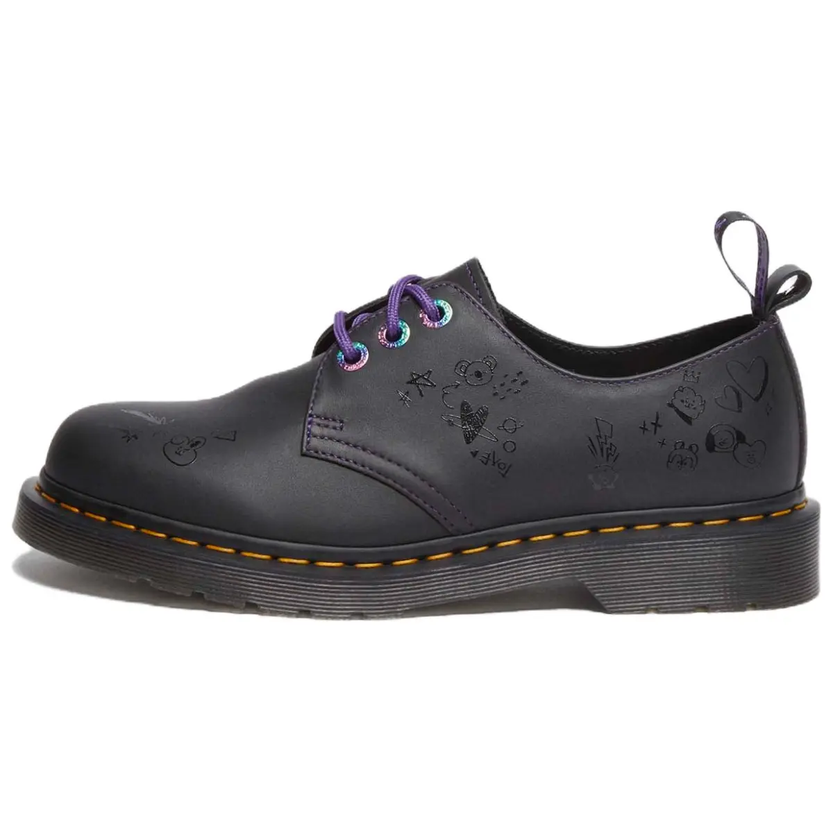 1461 BT21 x 1461 Dr.Martens 'Black' Women's