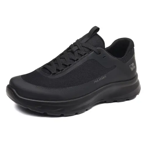 Mulinsen Outdoor Mountaineering Hiking Cooling Fitness Travel Classic Versatile Shock Absorbing Wrapped Sweat Absorbent Rebound Balanced Impact Resistant Support Wear Resistant Lightweight Breathable Quick Dry Non-Slip Low-top Casual Shoes Men's