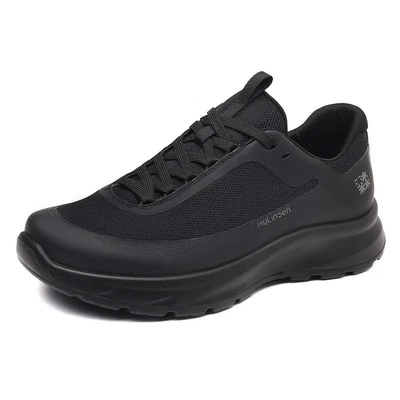 Mulinsen Outdoor Mountaineering Hiking Cooling Fitness Travel Classic Versatile Shock Absorbing Wrapped Sweat Absorbent Rebound Balanced Impact Resistant Support Wear Resistant Lightweight Breathable Quick Dry Non-Slip Low-top Casual Shoes Men's