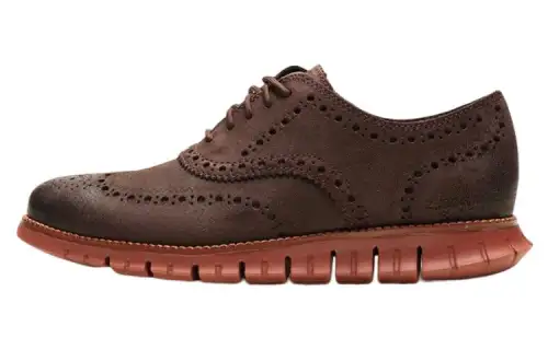 COLE HAAN Cow Leather Casual Leather Shoes Men's Brown