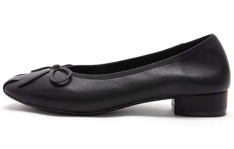 PACO GIL Sheepskin Women's Casual Shoes 2.5cm Women's Black