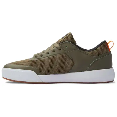 DC Shoes Cow Leather Low top Skateboard Shoes Men's Green
