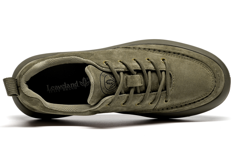 LEAVELAND Pigskin Low top Casual Shoes Men's