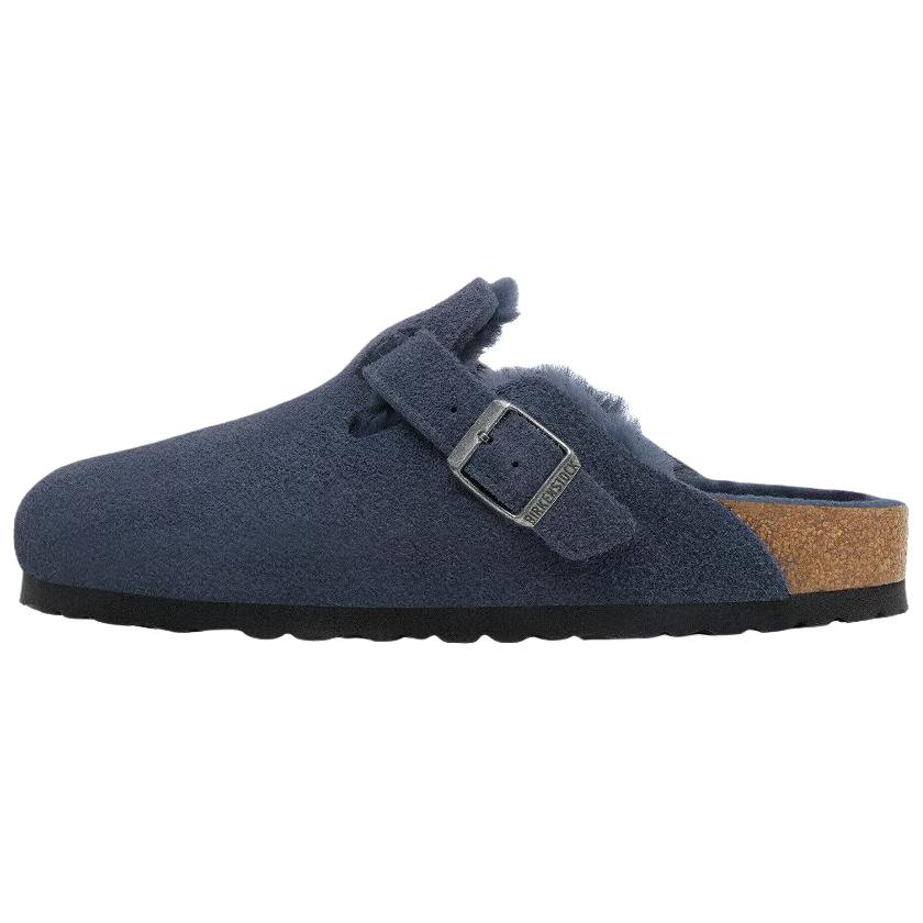 Сабо Birkenstock Boston Shearling (военно-морской синий)