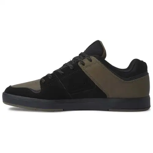 DC Shoes Slip Resistant Abrasion Resistant Low top Skateboard Shoes Men's Green Black