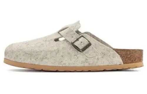Birkenstock Closed Toe Slippers Women's Beige