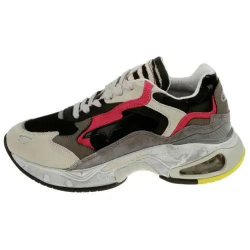 PREMIATA Abrasion Resistant Low top Casual Shoes Women's Gray