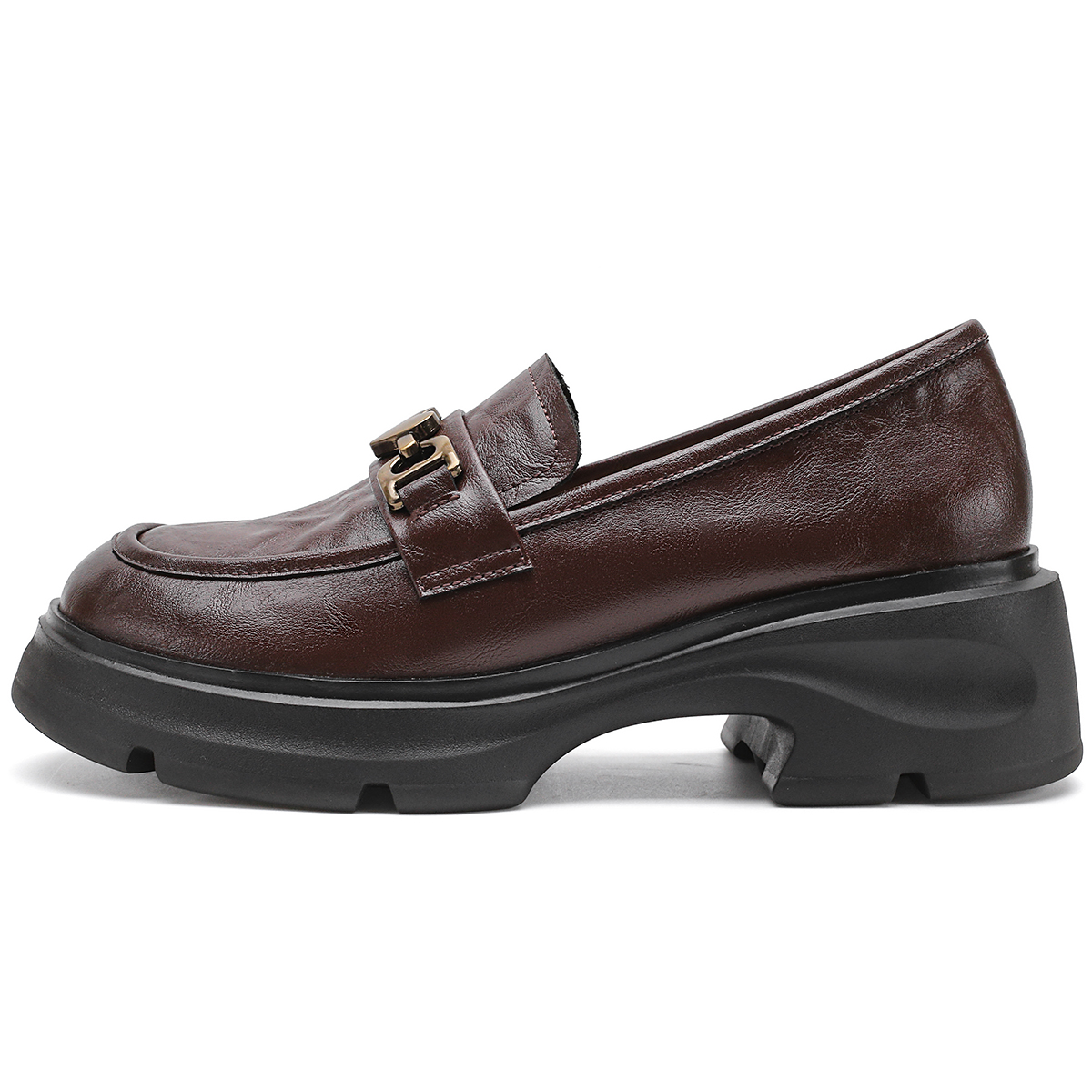 D:FUSE SCANDINAVIA Fashionable comfortable student pleated skirt, universal loafers, simple and elegant design