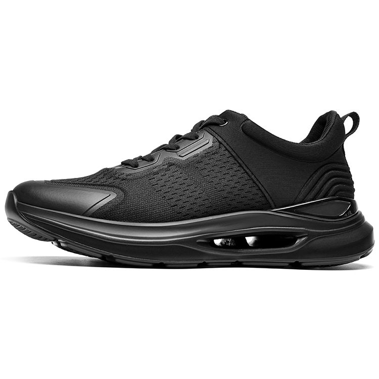 ROBERTA DI CAMERINO Fabric Height Increasing Breathable Low top Running Shoes Men’s Black