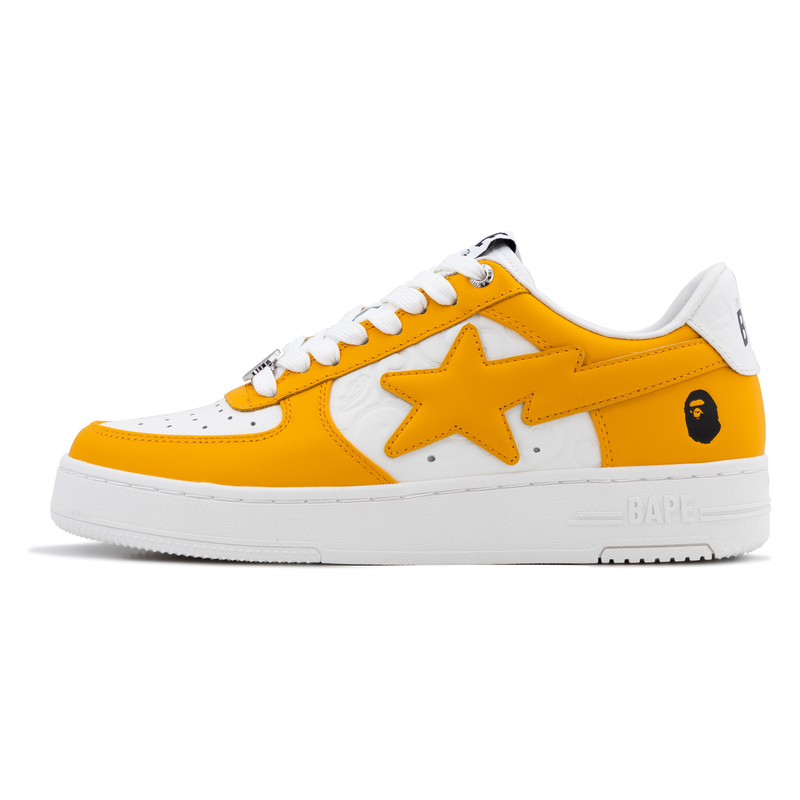 Мужские кеды A BATHING APE BAPE STA (черно-сине-оранжевые)