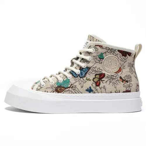 ENRICO COVERI High top Canvas Shoes Men's
