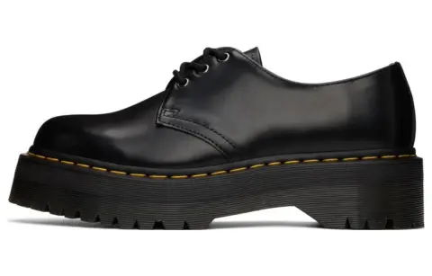 Dr. Martens 1461 Smooth Leather Platform Black