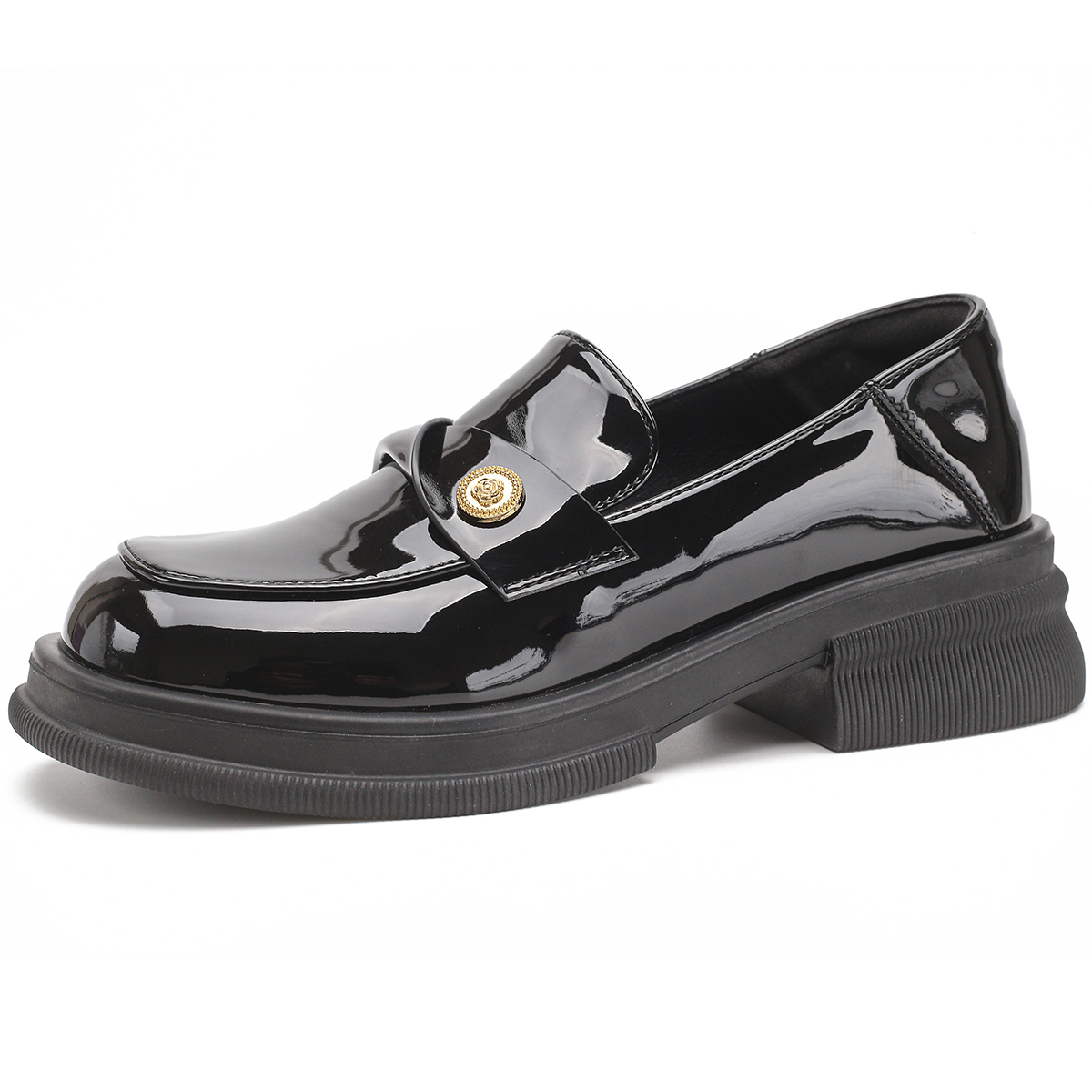 D:FUSE SCANDINAVIA Fashionable student pleated skirt, comfortable universal loafers, simple and elegant design