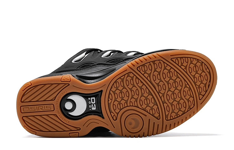 OSIRIS Skateboard Shoes Unisex Low Top Black Natural Rubber