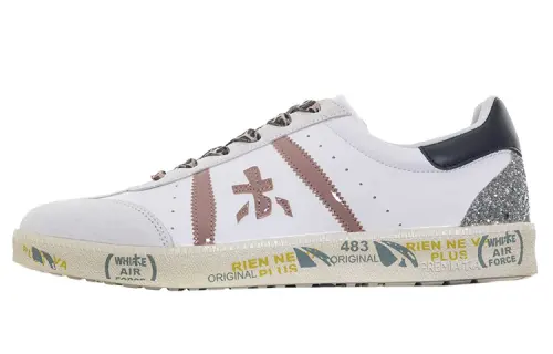 PREMIATA Bonnie Leather Low top Skateboard Shoes Women's White/Gray