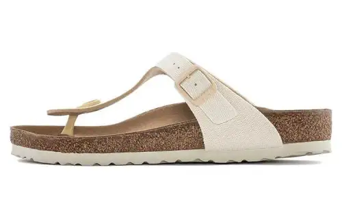 Birkenstock Gizeh Collection Stylish Sandal Women's White Narrow