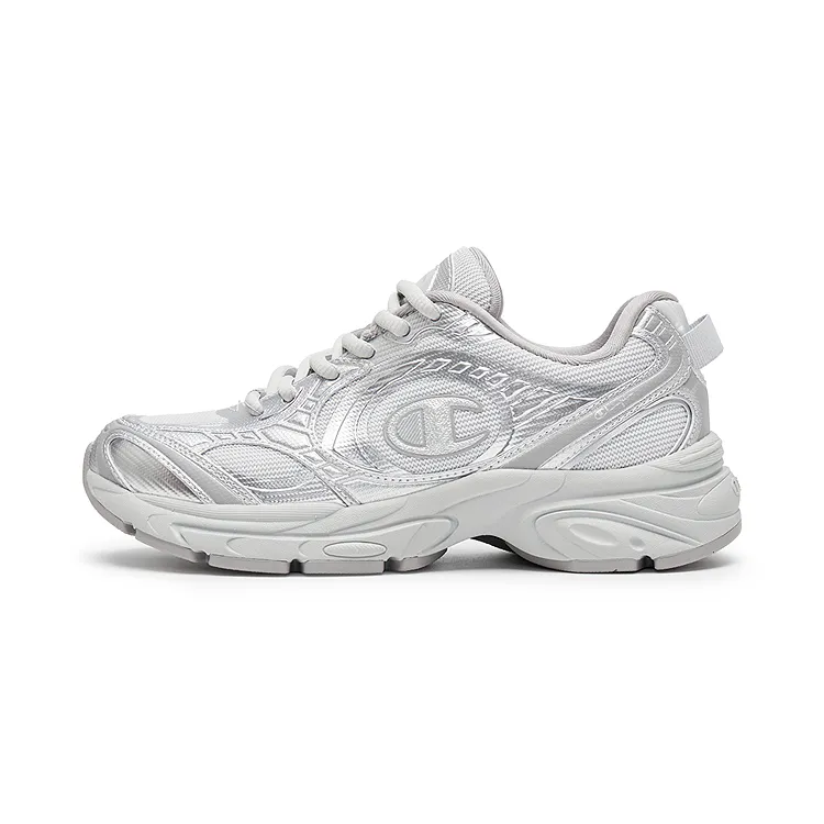 Champion Low top Running Shoes Unisex Silver White/Day Stone Gray