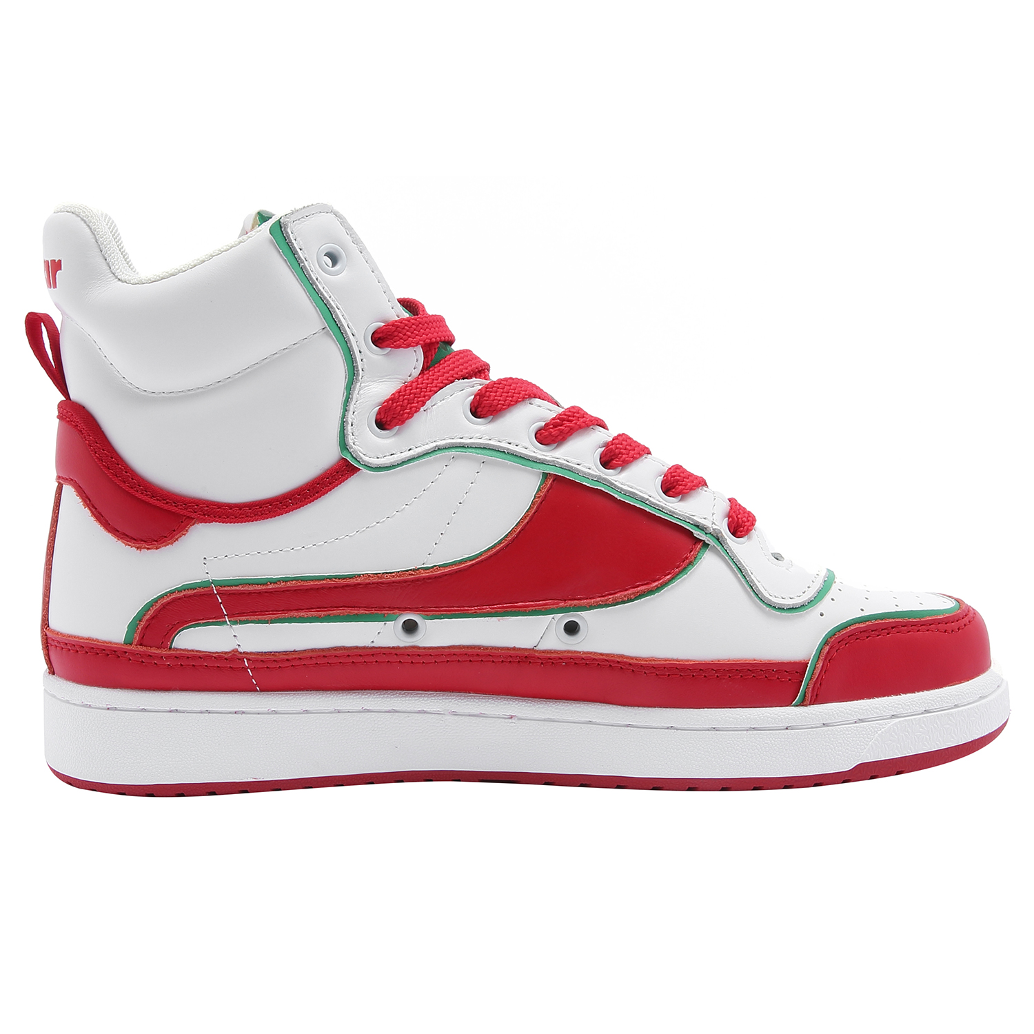 JACLAR Vintage Basketball Shoes Unisex High Top Red