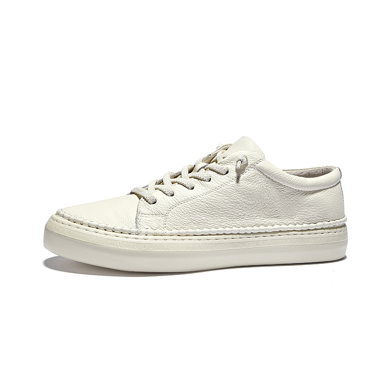 Hautton Jeans Top Grain Cow Leather Slip Resistant, Abrasion Resistant, Breathable Stylish Skateboarding Shoes Men's
